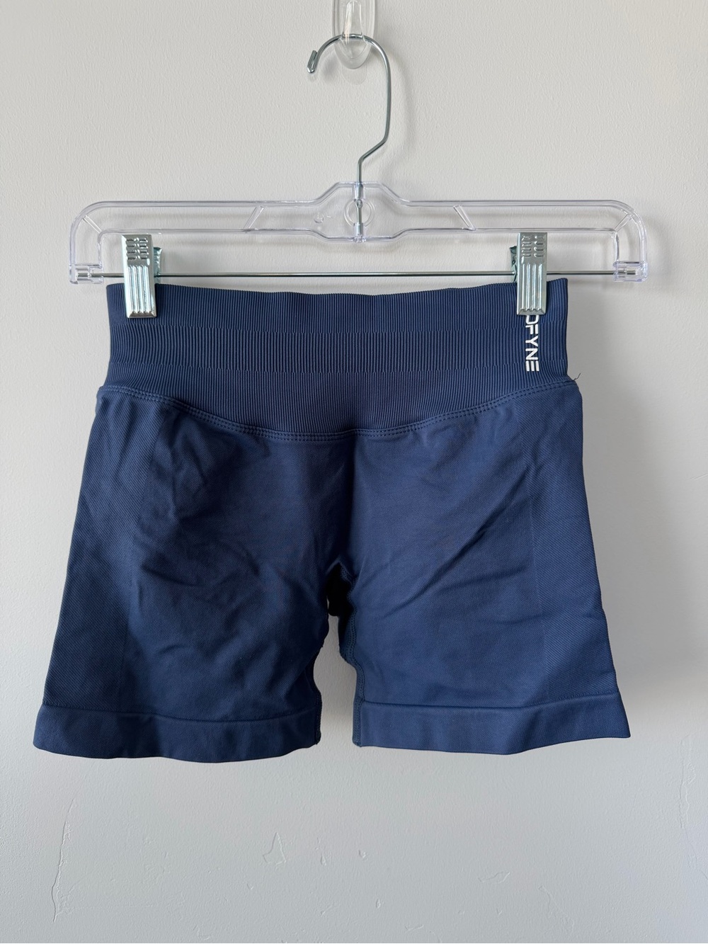 DFYNE Blue Workout Set Sports Bra & Shorts XS - Picture 4 of 5